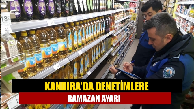 Kandıra Belediyesi Zabıta Müdürlüğü ekipleri pazar, fırın ve marketlerde yaptıkları