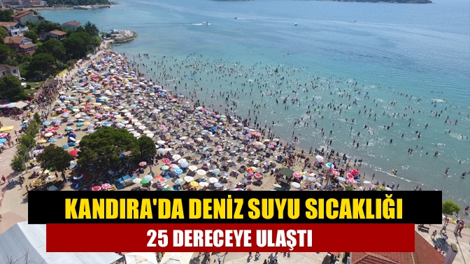 Kocaeli’de etkili olan sıcak hava deniz suyunun iyice ısınmasına sebep