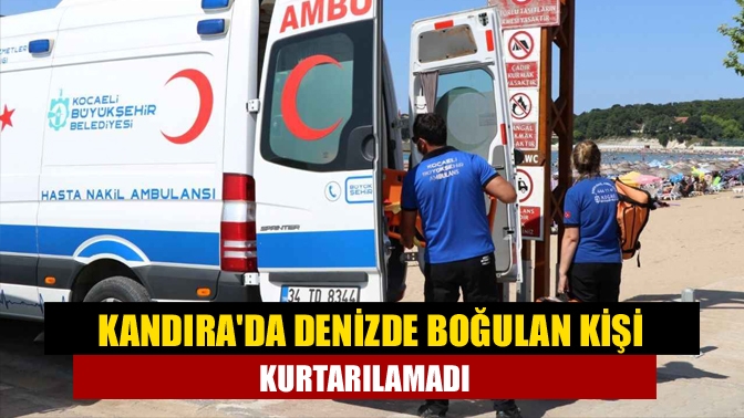 Kandıra Kerpe'de serinlemek için denize giren 27 yaşındaki Fırat A.