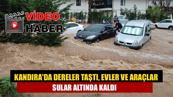 Kandıra'da sabah saatlerinde itibaren etkili olan sağanak yağıştan nasibini aldı.
