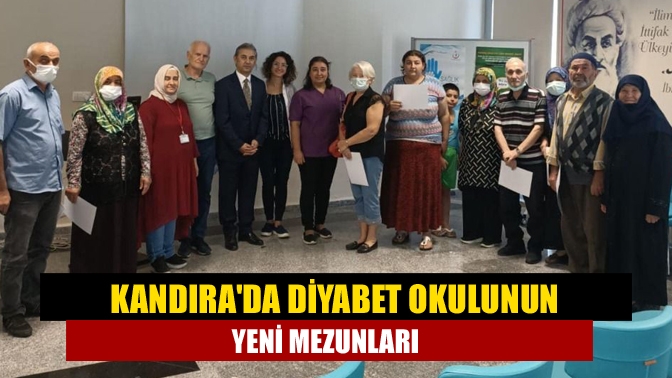 M. Kazım Dinç Kandıra Devlet Hastanesi’nde diyabet okulunu bitirenlere sertifikaları