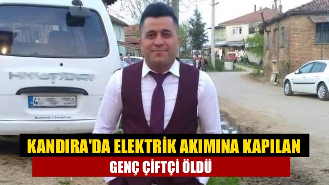 Kandıra Kırkarmut Mahallesinde Şaban Arslan (30) akşam vakti süt sağma