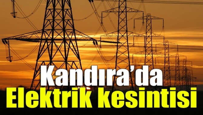 SEDAŞ tarafından bakım ve onarım çalışmaları kapsamında bugün Kandıra Merkez