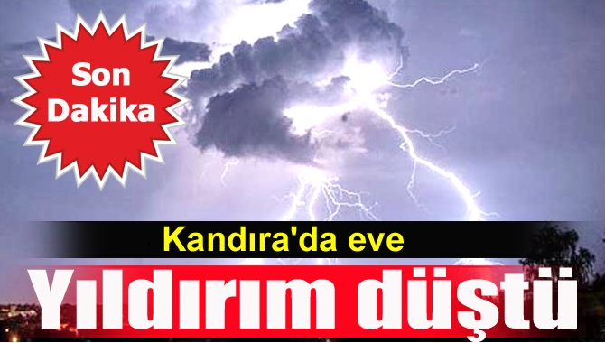 Kandıra’da günlük güneşlik bir gün yaşanırken sabah saatlerinde gök gürültüsüyle