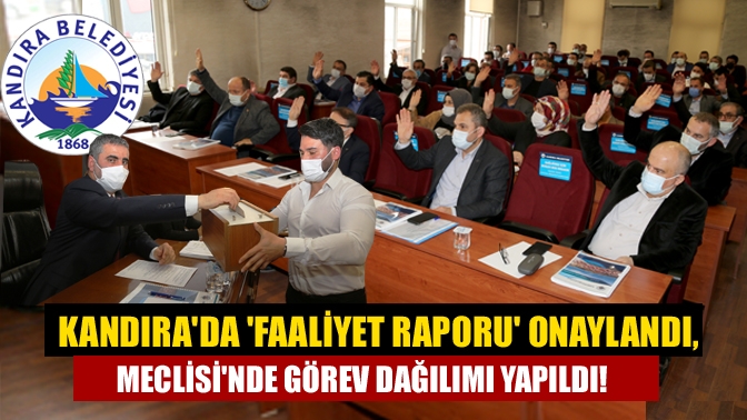 Kandıra Belediyesi Nisan Ayı Meclisi toplanarak gündeminde bulunan 10 madde