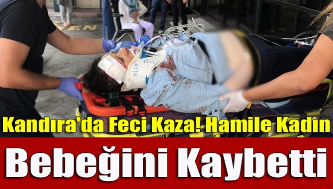 Kandıra İlçesi'nde, iki otomobilin çarpışmasıyla meydana gelen kazada yaralanan 3