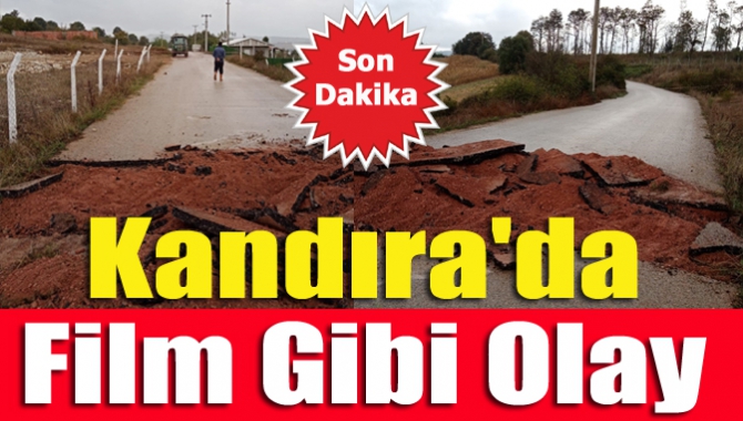 Kandıra Balcı Köyü Malaklar Mahalle yolu kepçe ile kazılarak trafiğe