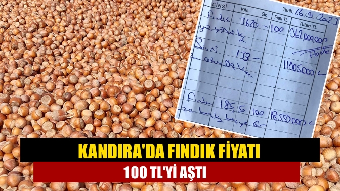 Kandıra genelinde, serbest piyasada üreticiden kilogramı sezon başında 70 TL'ye