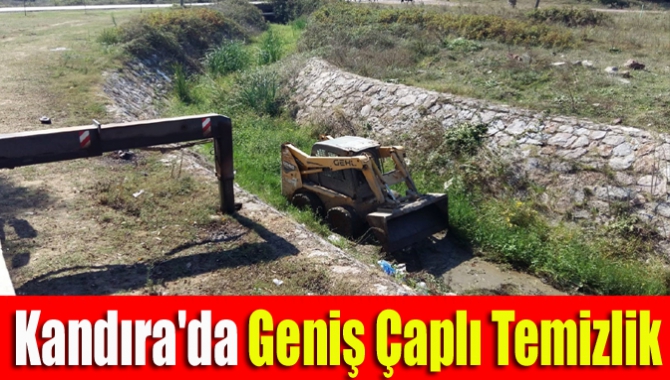 İSU Kandıra Şube Müdürlüğü, ilçe genelinde menfez, mazgal, dere ve