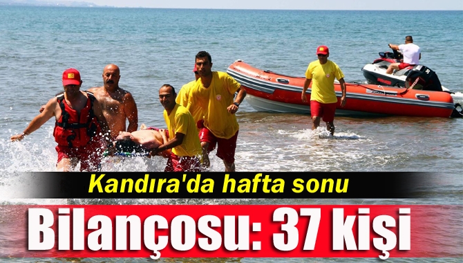 Kocaeli Sahilleri Su Kazalarını Engelleme Merkezi (KOSKEM) ekipleri, geçen hafta