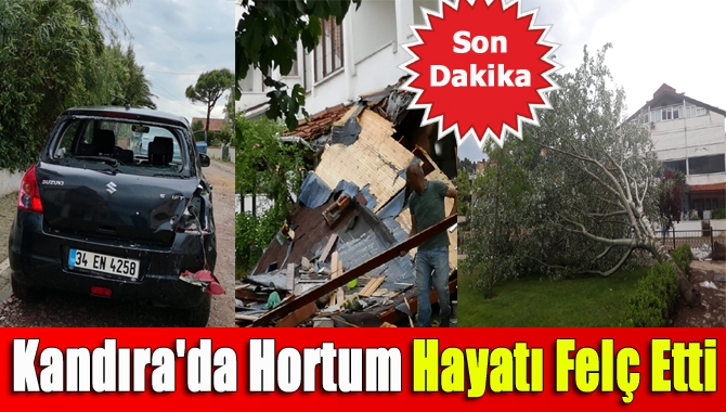 Kandıra Kerpe’de bugün sabah saatlerinde denizden oluşup içeriye doğru yayılan
