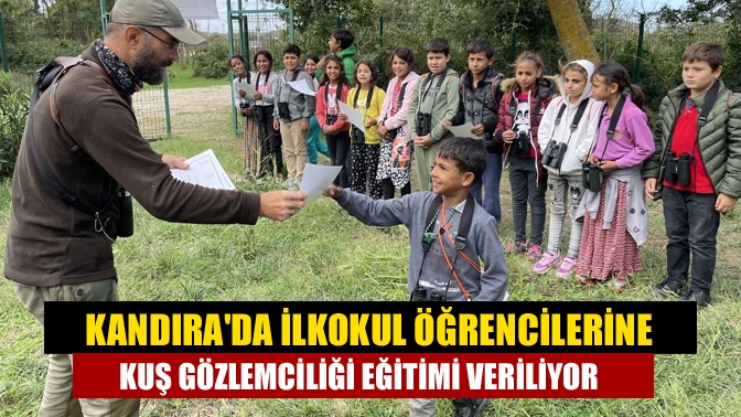 Kandıra'da "Seyrek Yaban Hayatı Geliştirme Sahası'nda Kuş Gözlemi Öğreniyorum" projesi