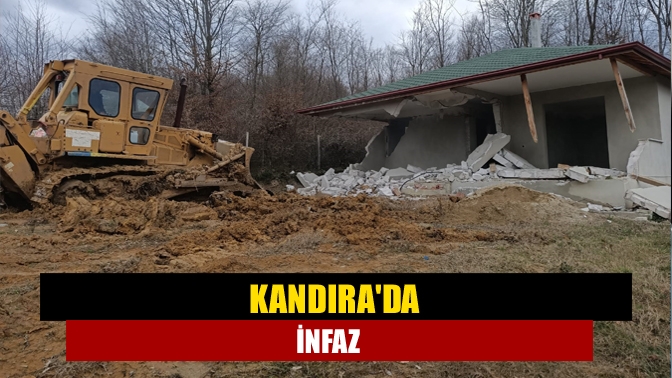 Kandıra Karaağaç Köyünde Orman Kanunu'na muhalefetten suç tutanağı tanzim edilmiş