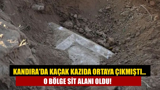 Kandıra Mancarlar Mahallesi, Türbe Mevkii'de kaçak kazılarda tarihi eserler bulunan
