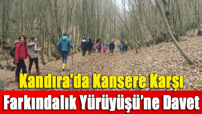 Kandıra İlçe Sağlık Müdürlüğü tarafından kansere karşı mücadelede ve farkındalık
