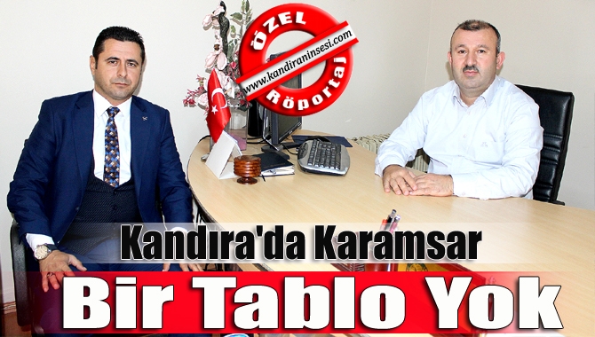 Küskünlerin çok olduğu Kandıra’da karamsar bir tablonun olmadığını belirten MHP