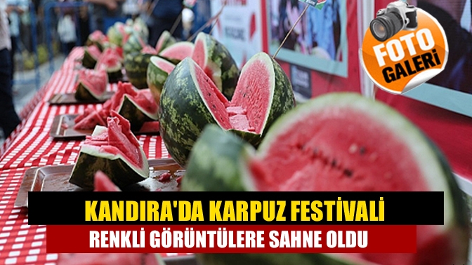 Kocaeli’de 2’ncisi düzenlenen Kandıra Döngelli Mahallesi 2. Geleneksel Karpuz ve