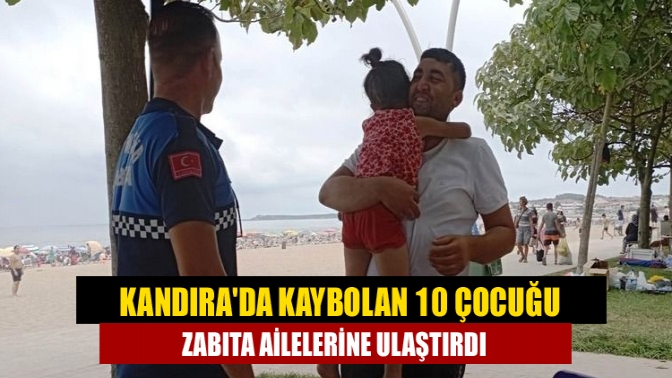 Büyükşehir Belediyesi Zabıta ekipleri, hafta sonu Kandıra sahillerinde kaybolan 10