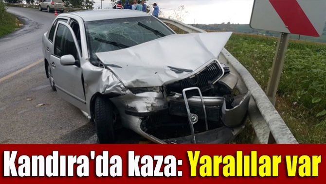 Kandıra'da meydana gelen kazada 3'ü çocuk 6 kişi yaralandı.