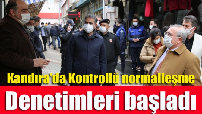 Kandıra Kaymakamı Mehmet Ünal ve Kandıra Belediye Başkanı Adnan Turan,
