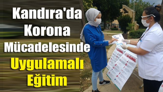 Kocaeli Valisi Seddar Yavuz’un talimatlarıyla tüm ilçelerde Covid- 19 bilgilendirme