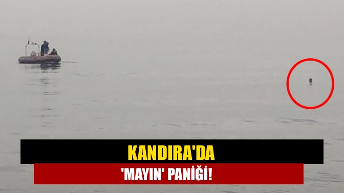 Kandıra'da denizin içindeki dubayı mayın zanneden vatandaşlar jandarmayı harekete geçirdi.