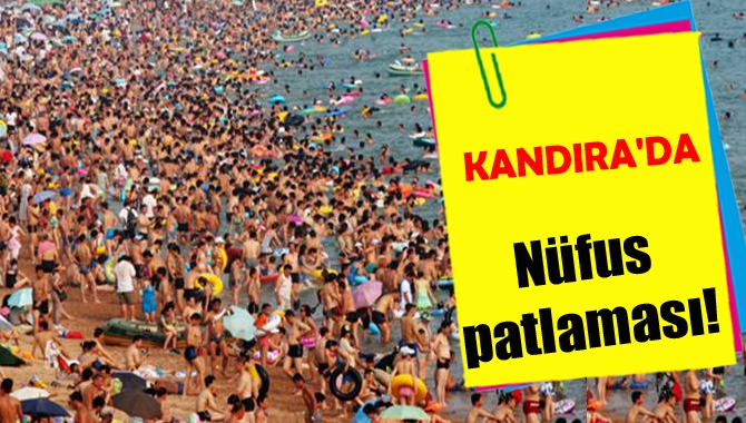 Kocaeli'nin 50 bin nüfuslu küçük bir ilçesi olan Kandıra, yaz