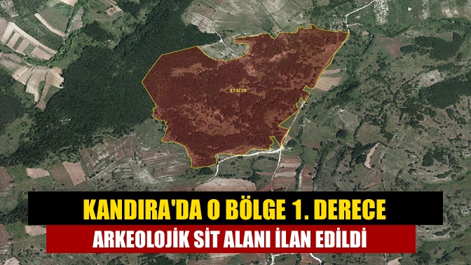 Kandıra Nasuhlar Mahallesi’nde hazineye ait alanda yapılan incelemeler üzerine lahit