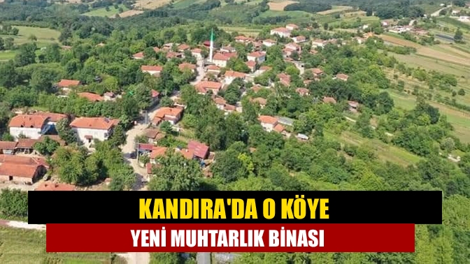 Kandıra Yusufça mahallesine muhtarlık binası yapmak için açık ihaleye çıktı,