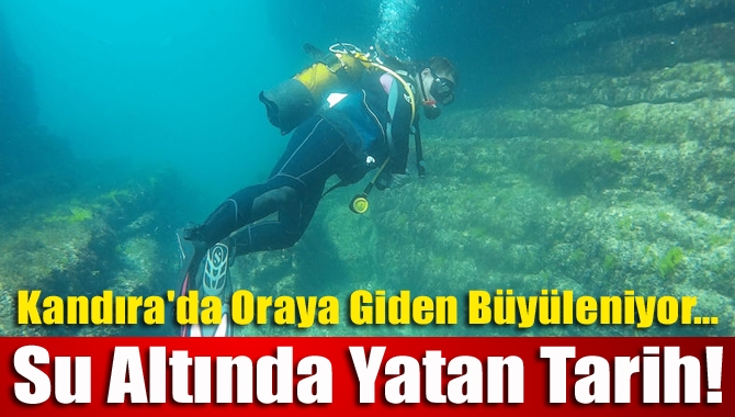 Kandıra Kerpe Koyu, Roma dönemine ait liman mendireği kalıntıları, Karadeniz'e