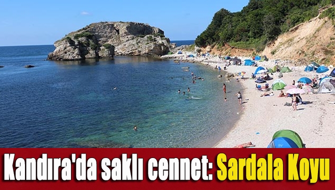 Karadeniz'e kıyısı olan Kandıra ilçesinde çok kişinin bildiği mavi bayraklı