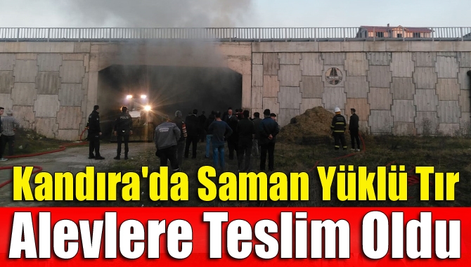 Kandıra Akdurak Mahallesi alt geçitte  park halinde bulunan saman