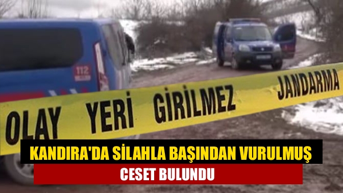 Kandıra Ahmethacılar köyünde boş arazide silahla başından vurulmuş erkek cesedi