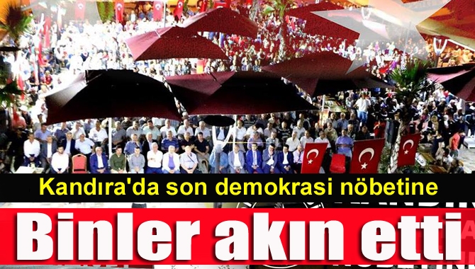 Yarın 81 ilde yapılacak olan demokrasi ve şehitler mitingi öncesinde