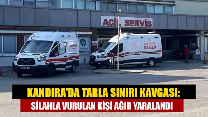 Kandıra Döngelli Mahallesi’nde tarla sulama sırasında çıkan sınır kavgasında Sabri