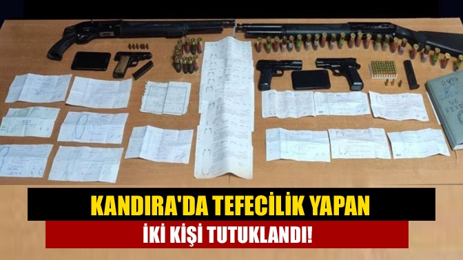 Kandıra’da tefecilik yaptıkları tespit edilen 5 kişi polis ekipleri tarafından