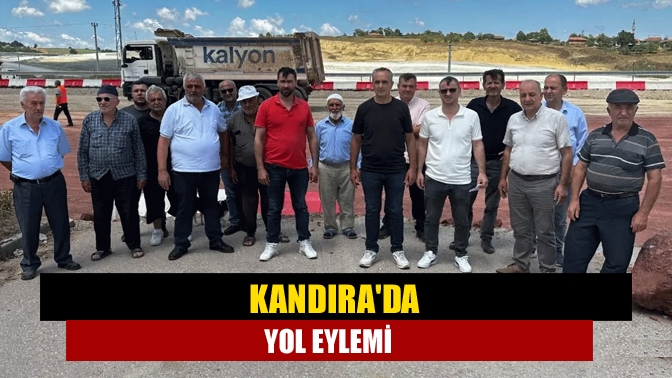 İzmit- Kandıra yolunda devam eden çalışmalar kapsamında Kandıra Kocakaymaz Köyü
