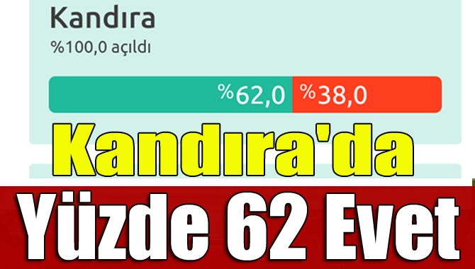 Kandıra merkez ve 91 köy referandumda ‘Evet’ dedi