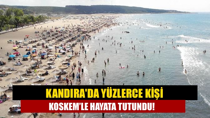 Kandıra sahillerinde serinlemek ve hoşça vakit geçirmek isterken akıntıya kapılan