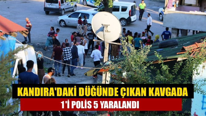 Kandıra'da düğünde çıkan silahlı kavgada 2 kişi tabancayla yaralanırken 1'i