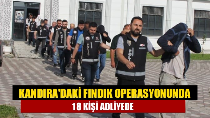 Kandıra Cumhuriyet Başsavcılığı tarafından “fındık alımlarında usulsüzlük” yapıldığı iddiası ile