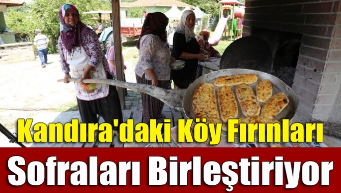Kocaeli Büyükşehir Belediyesi’nin köylerde yaptırdığı fırınlar, köylüler arasındaki paylaşımı arttırarak