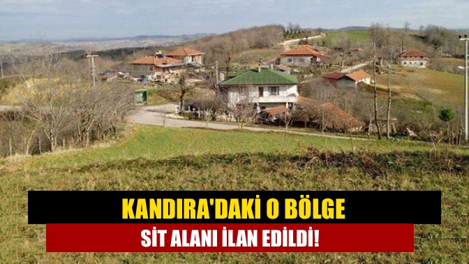 Kandıra’da Bizans dönemine ait mezarların bulunduğu bölge, 3. Derece SİT
