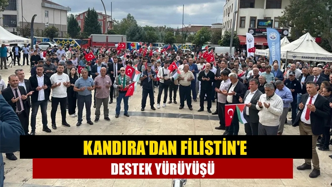 Filistin ve Şehitlerimiz için bugün saat 13.00’de Kandıra’da yürüyüş düzenlendi.