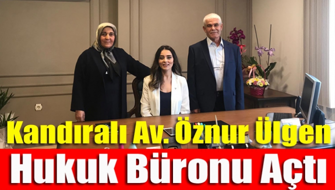 Kandıra Bollu Mahallesi sakinlerinden İsmail-Leyla Ülgen çiftinin kızları Öznur Ülgen,