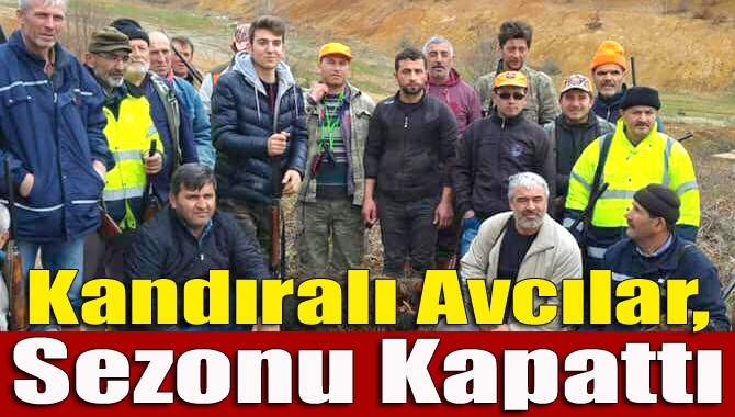 Kandıra Avcılar Kulübü’nün domuz avcıları 2016-2017 sezonunu düzenledikleri yemekle birlikte