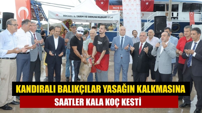 Kandıralı balıkçılar, av yasağının kalkmasına saatler kala hazırlıklarını tamamladı, koç