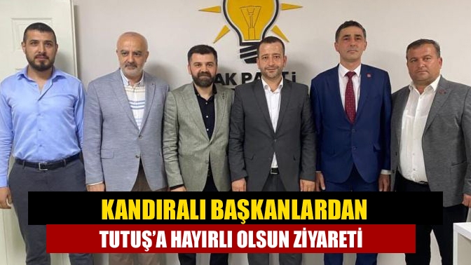 AK Parti İzmit İlçe Başkanı Muharrem Tutuş’a Kandıralı Başkanlardan hayırlı
