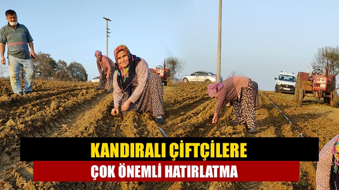 Kandıra Ziraat Odası Başkanı Erdal Çetin, tarımla uğraşan üyelerinin ceza