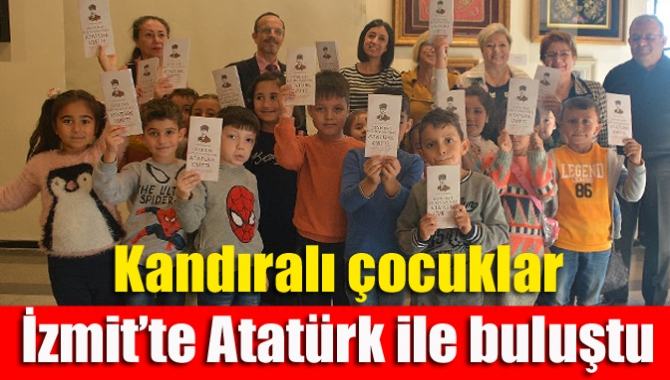 İzmit Belediyesi tarafından şehre getirilen “Büyük Dahi Gazi Mustafa Kemal